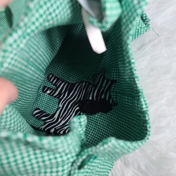 Funtasia Too Baby Green Reversible Gingerbread Man / Zebra Onsie Size 12M - Picture 9 of 14